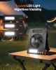 10000mAh Rechargeable Solar Fan LED Lantern 7 Inch Portable Cordless 4W