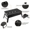Portable Charcoal Grill Stainless Steel Outdoor Folding BBQ Tabletop Barbecue Grill