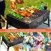 Portable Charcoal Grill Stainless Steel Outdoor Folding BBQ Tabletop Barbecue Grill