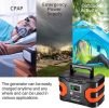 200W Peak Power Station, Flashfish Battery 166Wh 45000mAh Backup Power Pack Generator for Emergency Power Supply
