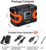 200W Peak Power Station, Flashfish Battery 166Wh 45000mAh Backup Power Pack Generator for Emergency Power Supply