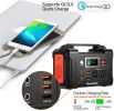 200W Portable Power Station, FlashFish 40800mAh Solar Generator with 110V AC Outlet/2 DC Ports/3 USB Ports