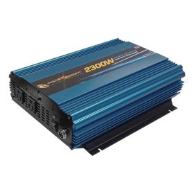 2300W Sine Wave Vehicle Power Inverter w//2 AC Outlets, Battery Cables