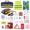 32 Pcs Car Emergency Kit with Medical Emergency First Aid Kit for Vehicles