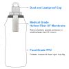 HygieniSafe® Collapsible Water Filter Bottle - 600 ml