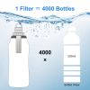 HygieniSafe® Collapsible Water Filter Bottle - 600 ml