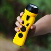 Yellow 4 n 1 Dynamo 3 LED Flashlight w/ Phone Charger