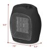 BLACK+DECKER™ 1,500-Watt-Max Desktop Ceramic Heater with Fan Setting (Black)