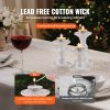 VEVOR 200 Pack Unscented Tea Light Candles, 6.5 Hours Long Burn Time Each