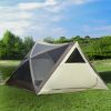 Outsunny Camping Tent, Easy Setup for 2-3 People, Ventilation Windows, Travel Bag Included