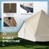 Camping Tent, Large, Up to 10 People, Beige