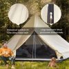 Camping Tent, Large, Up to 10 People, Beige