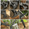 Portable Stainless Steel Claw Hammer Pocket Multi-Tool With Nylon Sheath Outdoor Survival Camping Hiking Equipment