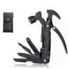 Portable Stainless Steel Claw Hammer Pocket Multi-Tool With Nylon Sheath Outdoor Survival Camping Hiking Equipment