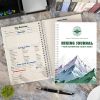 Hiking Planner - Outdoor Adventure Journal, A5 Spiral Mountaineering Logbook, Gear Checklist, Peak Tracker, Route Map, Safety Tips