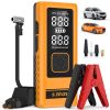 S ZEVZO 2 in 1, 4000A Car Jump Starter with Air Inflator, Portable Car Battery Charger, Jumper Box