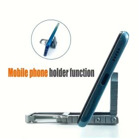 Heavy-Duty 304 Stainless Steel Multi-Tool: 13 Essential Functions Including Locking Knife, Screwdrivers & Wire Cutters for Survival