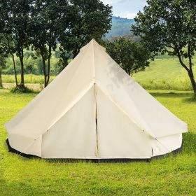 16.5' Large Family Tent, 10 People, Waterproof, Teepee Bell Tent, Huge Four Season