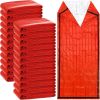 24 Pack Emergency Survival Thermal Sleeping Bags Lightweight Portable Bivy Sacks for Camping Hiking Outdoor Adventures