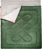 40 F Cool Weather Two-Person Sleeping Bag, 87 Inches x 59 Inches, Olive Green