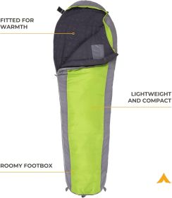 20F and 5F Degree Sleeping Bag; Warm Weather, Lightweight, Mummy Sleeping Bag for Adults, Kids, Camping, Backpacking