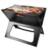 Portable BBQ Barbecue Grill Foldable Charcoal Grill Camping Hiking Outdoor