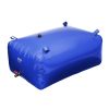 VEVOR 105.7 Gallon Water Storage Bladder, Water Tank, 1000D Blue PVC Collapsible Water Storage Containers, Large Capacity Soft Water Bag