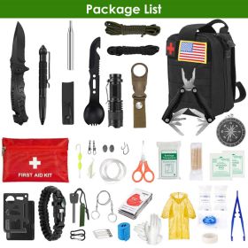 47 in 1 Outdoor Emergency Survival Kit