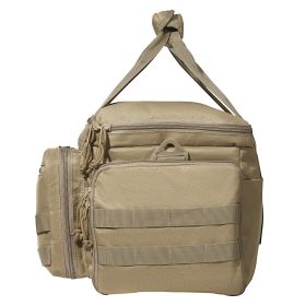 VEVOR Tactical Gun Range Bag for 4 Pistols Single Shoulder Strap Brown