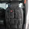 Universal Tactical Vehicle Back Seat Organizer with 3 Detachable Pouches