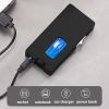 Soft Fire/Jet Flame - Windproof Dual Flame Adjustable Lighter Firestarter, Wheel Side Pressure Ignition, Metal Body, Blue Flame