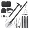 Survival Shovel Survival Axe 28-in-1 Camping Folding Shovels with Hatchet