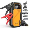 5000A Car Jump Starter, Gas or Diesel, Portable Power Bank, LED Flashlight, 12V Jumper Box, 10 Protections Built-in