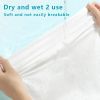 6pcs Portable Disposable Towels, Thickened, Individually Wrapped, Soft, Lt Beige, Highly Absorbent, Great for Camping, Hiking