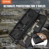 VEVOR 42in Tactical Double Firearm Range Bag, Soft Outdoor Case with Lockable Zipper, Portable Handle & Shoulder Strap