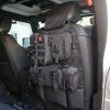 Universal Tactical Vehicle Back Seat Organizer with 3 Detachable Pouches