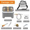 12000W Portable Camping Stove With Cassette Adapter Windproof Igniter Outdoor Camping Backpacking Burner with Carrying Case