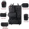 Universal Tactical Vehicle Back Seat Organizer with 5 Detachable Pouches - Medical Phone, and Admin Storage Bags with Multi-Pockets