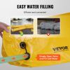 VEVOR Flood Barriers, Sandbag Alternative Flood Bags 4 Pack, Flood Barrier for Home, Water Barriers for Flooding, Doorway, Driveway (4ftx6in)