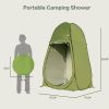 Camping Shower Tent 7ft Instant Pop Up Privacy Tents, Portable Toilet Tent Outdoor Dressing Room, Foldable Camp Sun Shelter for Beach
