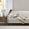 Large Faux Fur Throw, Color Sand