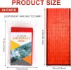 24 Pack Emergency Survival Thermal Sleeping Bags Lightweight Portable Bivy Sacks for Camping Hiking Outdoor Adventures