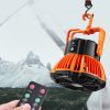 5200mAh LED Camping Fan Light, Outdoor USB Rechargeable Tent Camping Light, Travel Portable Ceiling Fan Lamp, Emergency Power Bank