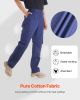 VEVOR FR Pants for Men Flame-Resistant Cargo Pants Multi-Pockets L Dark Blue
