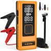 S ZEVZO 2 in 1, 4000A Car Jump Starter with Air Inflator, Portable Car Battery Charger, Jumper Box
