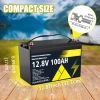12V lithium battery 12V100AH RV lithium battery outdoor lithium battery LiFePO4 energy storage battery