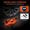 LCD Display Electric Car Jack, 5 Ton Hydraulic Jack with Impact Wrench, Portable Car Lift with Built-in Inflatable Pump