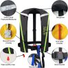 Manual Inflatable Life Vest for Adults, Flood Emergency Prep, PFD Low Profile, Supports up to 330 lbs, Green
