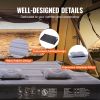 Truck Bed Air Mattress, for 5.5-5.8 ft Full Size Short Truck Beds, Inflatable Air Mattress Camping Bed with 12V Air Pump 2 Pillows, Carry Bag
