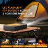 5000A Car Jump Starter, Gas or Diesel, Portable Power Bank, LED Flashlight, 12V Jumper Box, 10 Protections Built-in